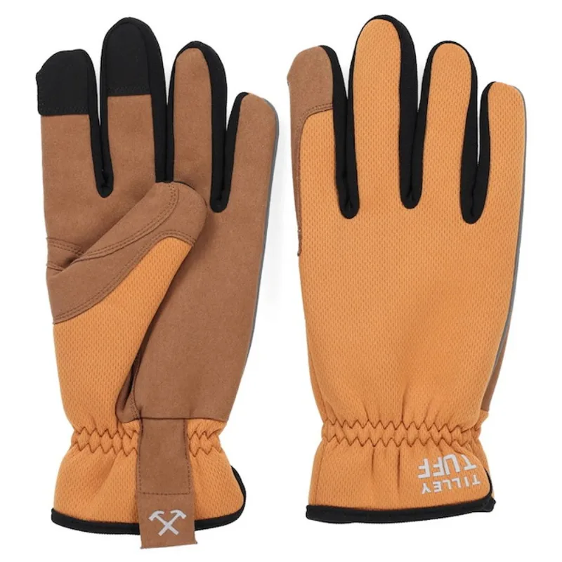 Tilley Tuff Workwear Gloves Hi-Dexterity for Men in Sand Polyester - Large
