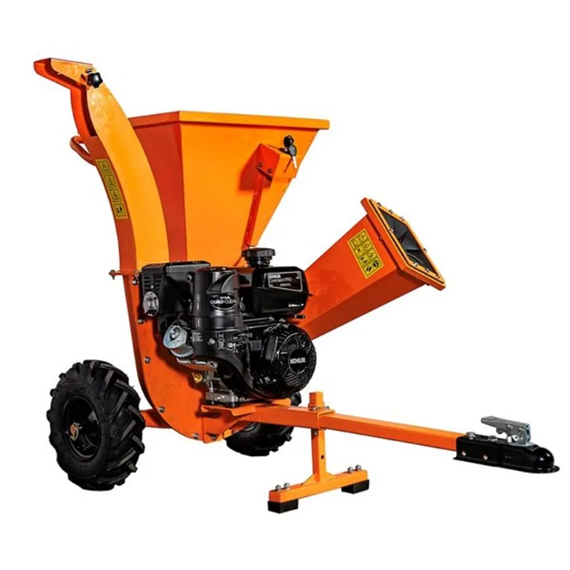DK2 Commercial Cyclonic Gas Chipper Shredder 7 HP Motor - 3-in Chipping Capacity with 208 cc Engine and Manual Start
