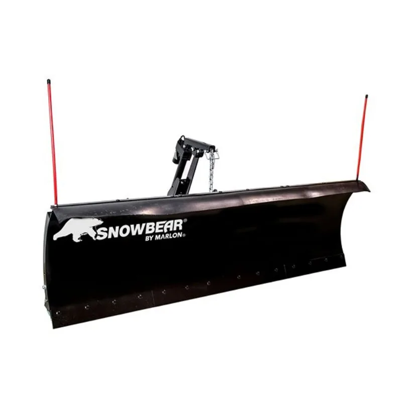 Snowbear by Marlon UNIVERSAL ELITE 82-in x 19-in Hitch-Mounted Actuator Driven Snowplow