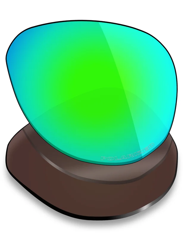 Oakley Contrail OO4147 57mm Replacement Lenses by MRY Emerald Green Mirrored / HD Polarized Plus