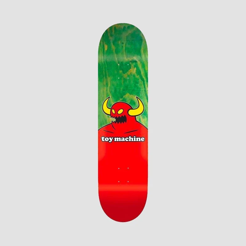 Toy Machine Monster Skateboard Deck Various Stains - 8.25" 8.25 Inches / Various Stains