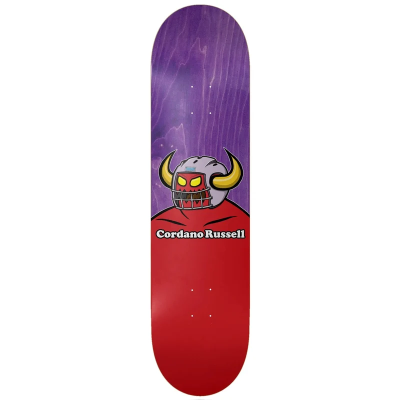 Toy Machine Russell Holy Spirit Macho Tech Skateboard Deck - Assorted Stains 8.75