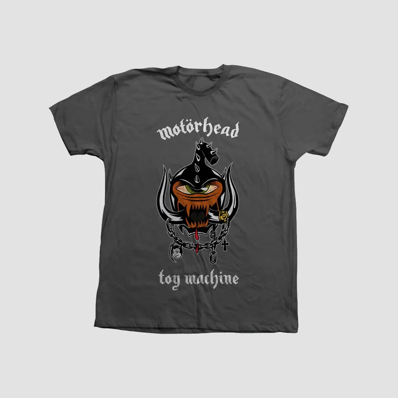 Toy Machine X Motorhead T-Shirt Charcoal XX-Large