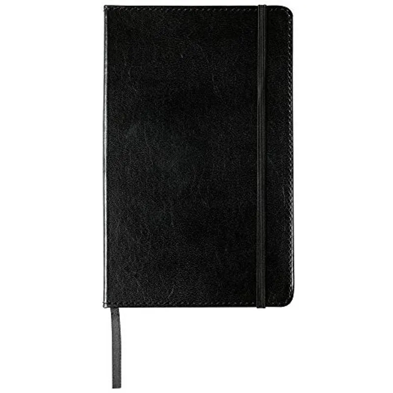 C.r. Gibson Black Bonded Leather Journal, 5'' X 8.2''