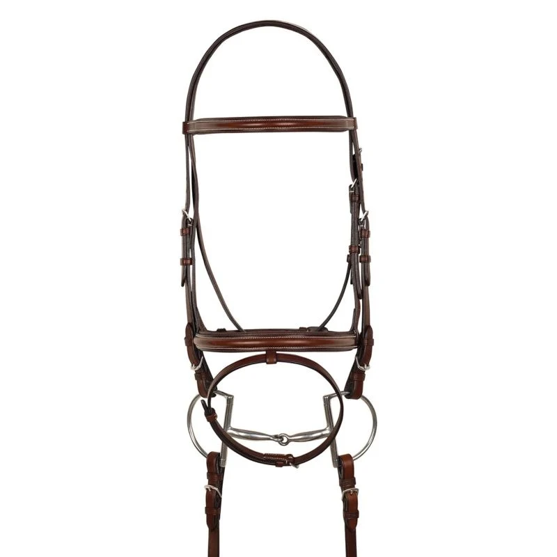HK Americana Event Bridle w Flash/Reins Oakbark / Full