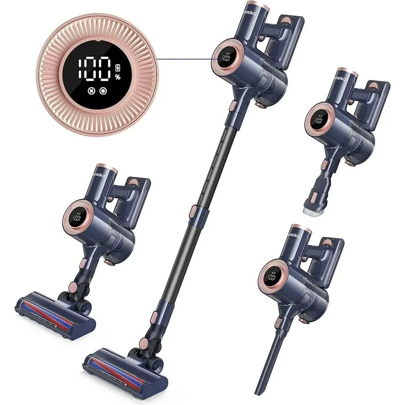Aspirador De Pó Sem Fio Vertical Portátil Homeika 8 Em 1
