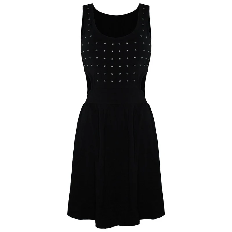 Vans Round Neck Libbey Womens Black Dress XL