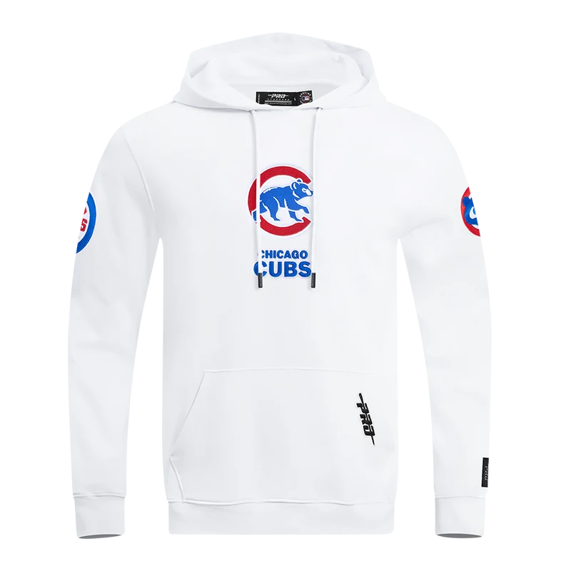 SUDADERA CON GORRO MLB CHICAGO CUBS CLASSIC CHENILLE L / BLANCO