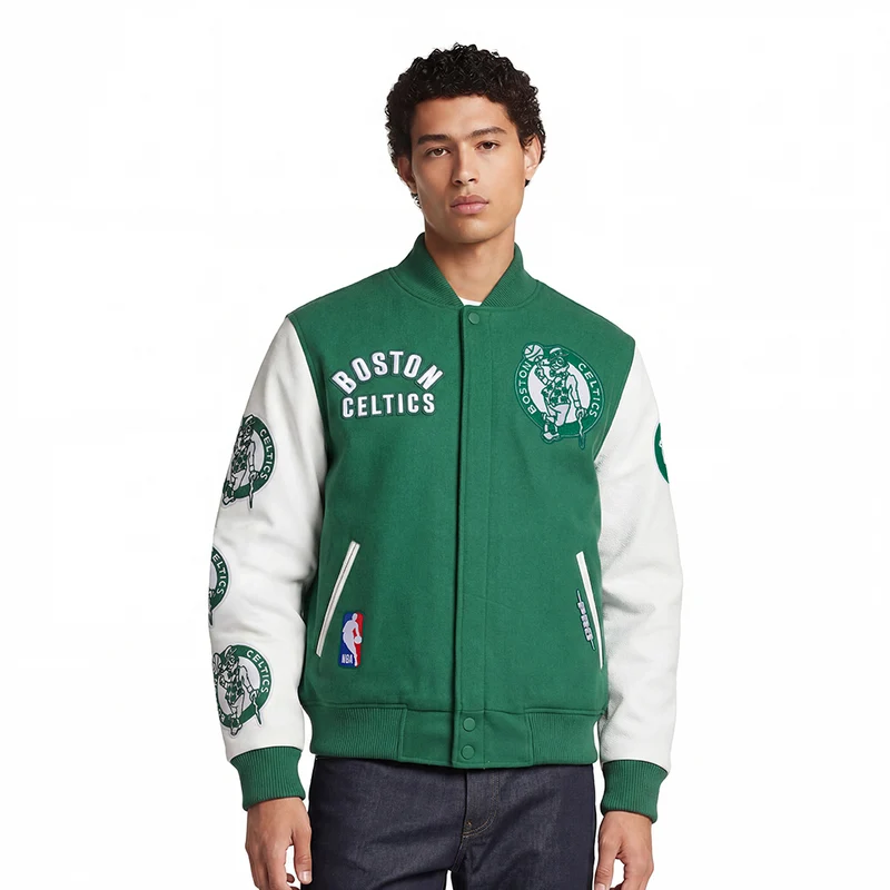 CHAMARRA UNIVERSITARIA NBA BOSTON CELTICS ALL PRO XL / VERDE / BLANCO