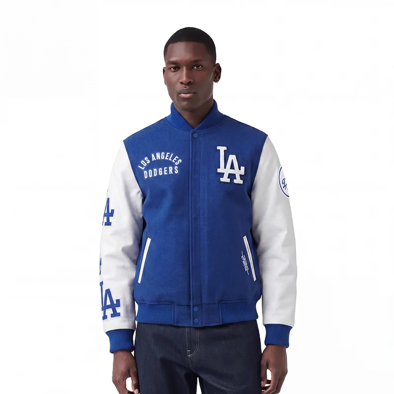 CHAMARRA UNIVERSITARIA MLB LOS ANGELES DODGERS ALL PRO M / AZUL / BLANCO