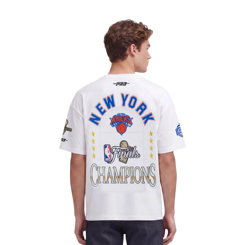 PLAYERA NEW YORK KNICKS 2026 NBA CHAMPIONSHIP L / BLANCO