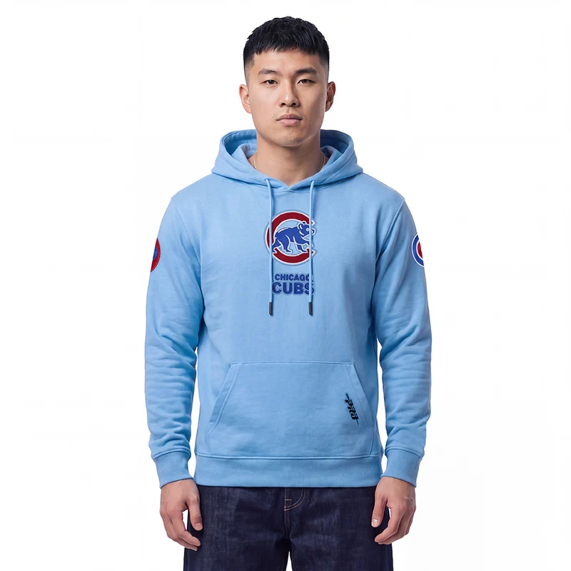 SUDADERA CON GORRO MLB CHICAGO CUBS CLASSIC CHENILLE 2XL / AZUL