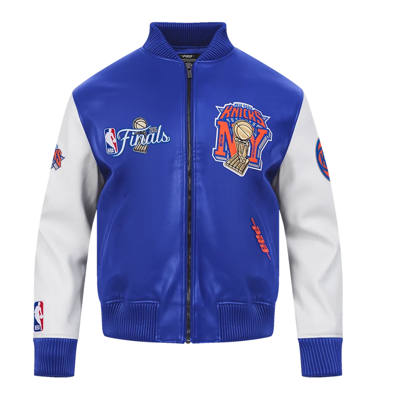 CHAMARRA NBA NEW YORK KNICKS NBA FINALS 2026 3XL / AZUL REY / BLANCO