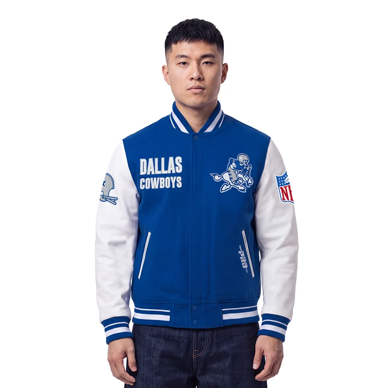 CHAMARRA UNIVERSITARIA NFL DALLAS COWBOYS ON TOP 3XL / AZUL / BLANCO