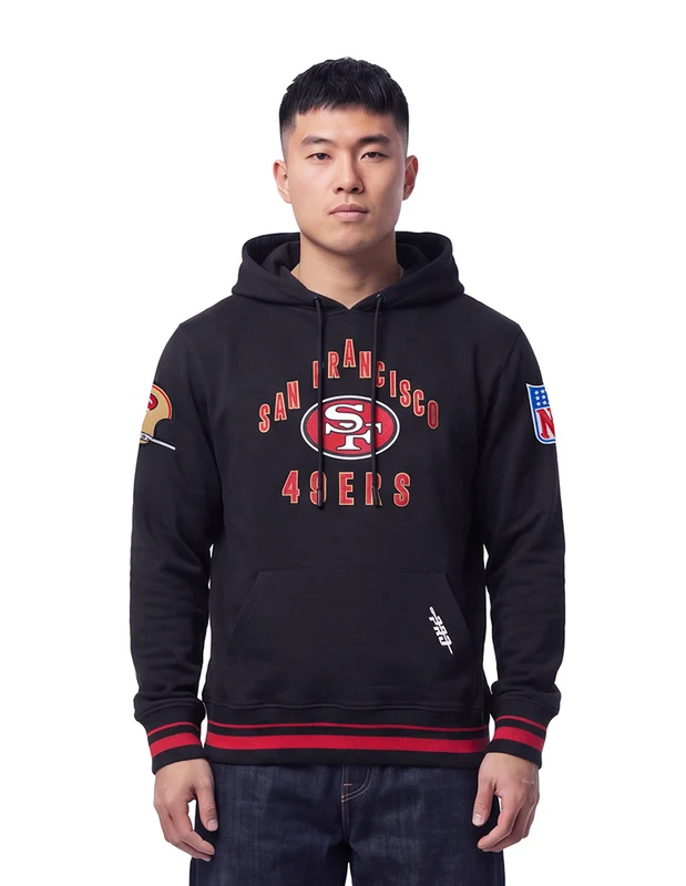 SUDADERA CON GORRO NFL SAN FRANCISCO 49ERS ON TOP M / NEGRO / ROJO