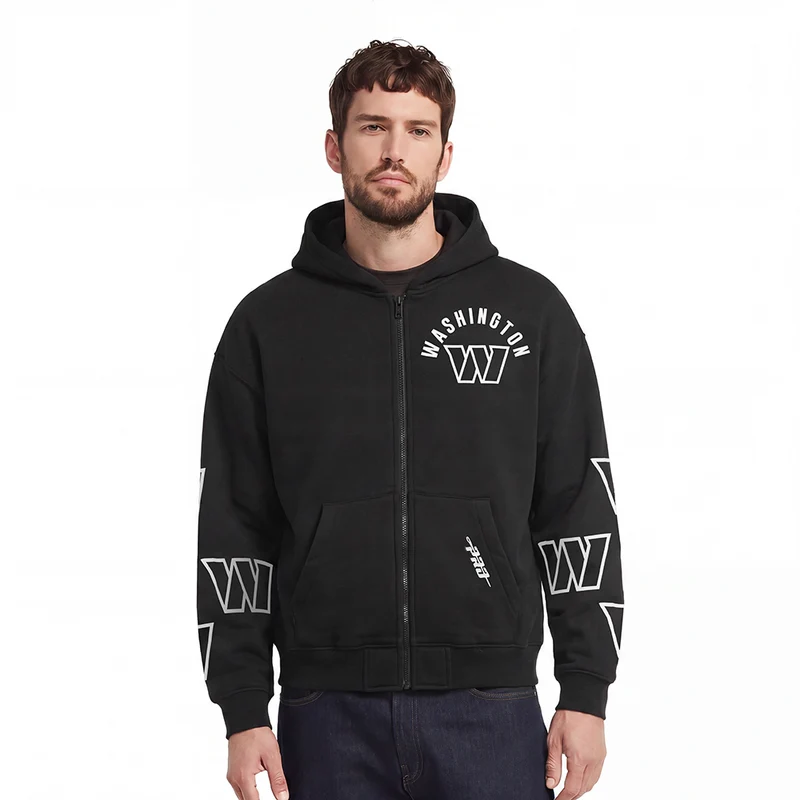 SUDADERA CON CIERRE NFL WASHINGTON COMMANDERS ALL PRO L / NEGRO