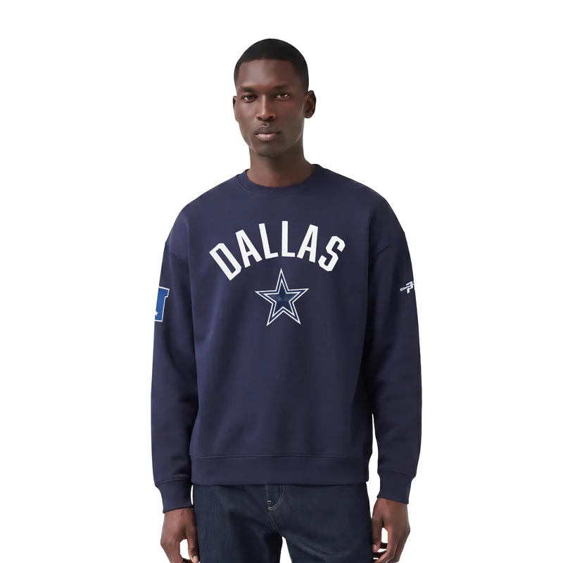 SUDADERA DE CUELLO REDONDO NFL DALLAS COWBOYS PLAYBACK 2XL / AZUL MARINO