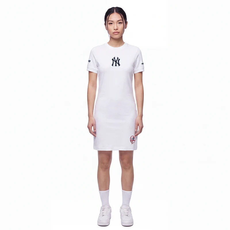 VESTIDO MLB NEW YORK YANKEES CLASSIC CHENILLE PARA MUJER M / BLANCO