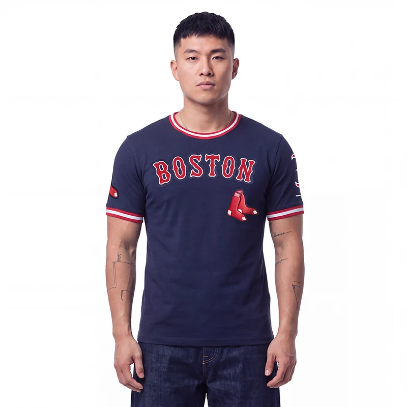MANGA CORTA MLB BOSTON RED SOX CLASSIC CHENILLE S / AZUL MARINO / ROJO