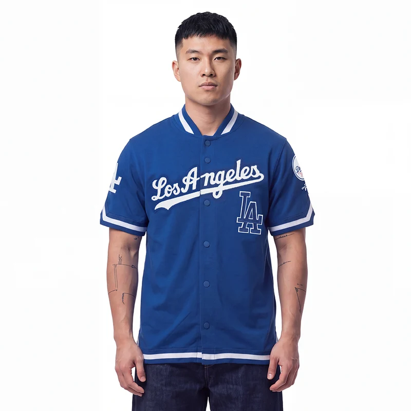SOBRECAMISA DE MANGA CORTA MLB LOS ANGELES DODGERS CLASSIC CHENILLE L / AZUL