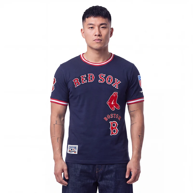 MANGA CORTA MLB BOSTON RED SOX RETRO CLASSICS L / AZUL MARINO / ROJO