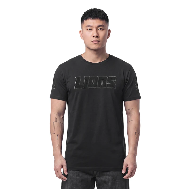 PLAYERA NFL DETROIT LIONS TRIPLE BLACK 3XL / NEGRO