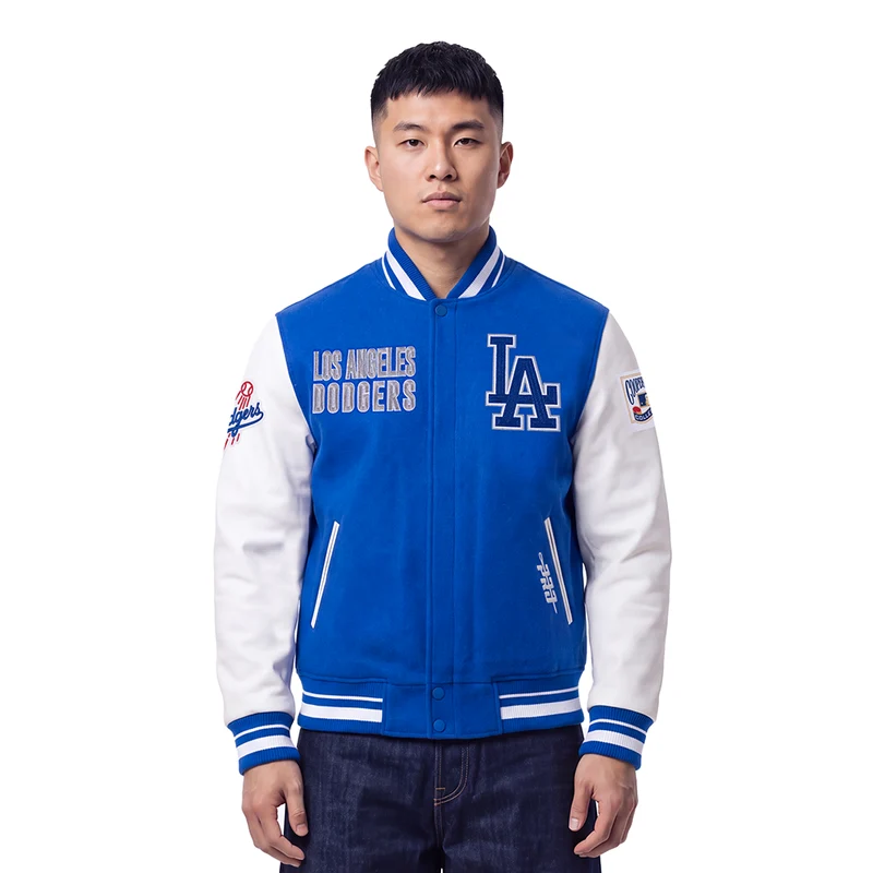 CHAMARRA UNIVERSITARIA MLB LOS ANGELES DODGERS ON TOP M / AZUL REY / BLANCO