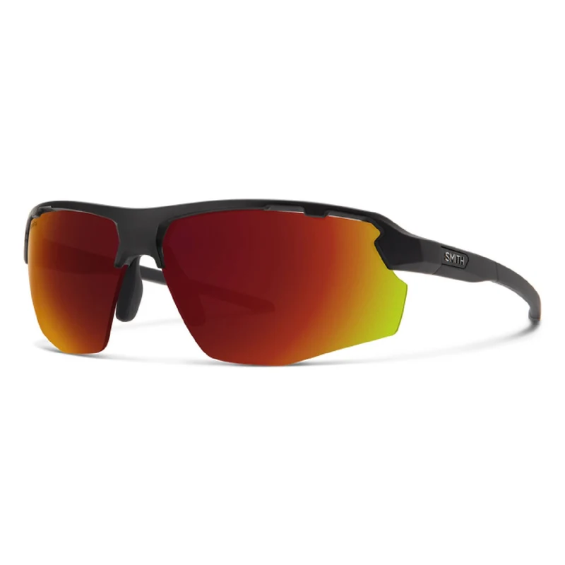 Smith Resolve Sunglasses Matte Black | ChromaPop Red Mirror