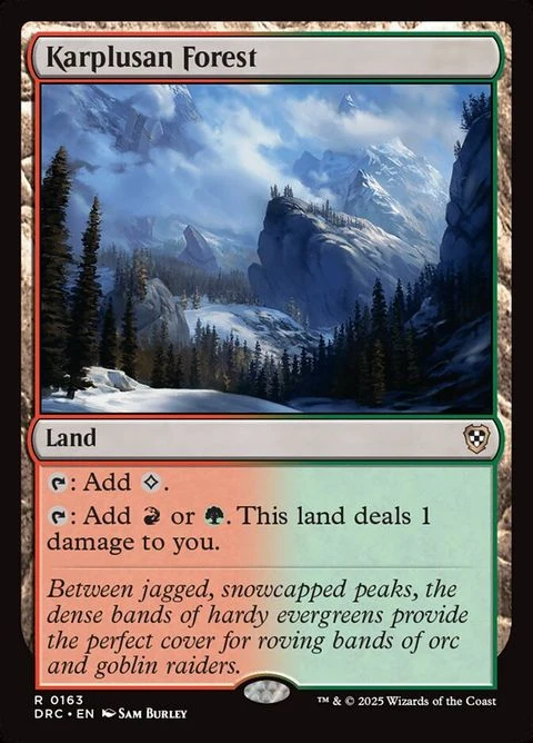 Karplusan Forest (163) Non-Foil / Near Mint