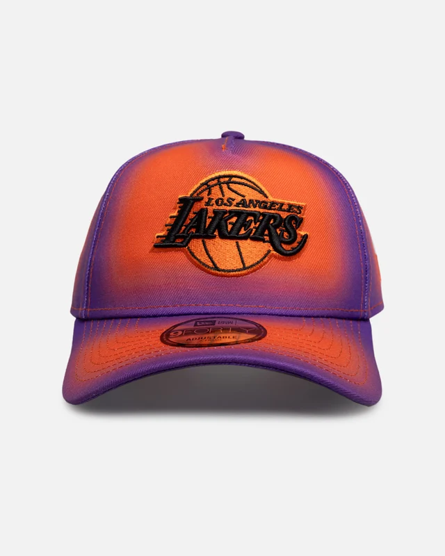 New Era Los Angeles Lakers 'Sunset Gradient' 9FORTY A-Frame Snapback Purple/Orange ONE