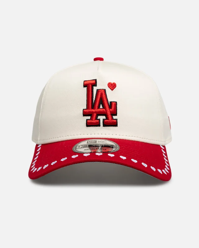 New Era Los Angeles Dodgers 'Royal Flush' 9FORTY A-Frame Snapback White/Red ONE