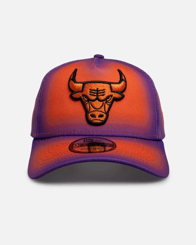 New Era Chicago Bulls 'Sunset Gradient' 9FORTY A-Frame Snapback Purple/Orange ONE