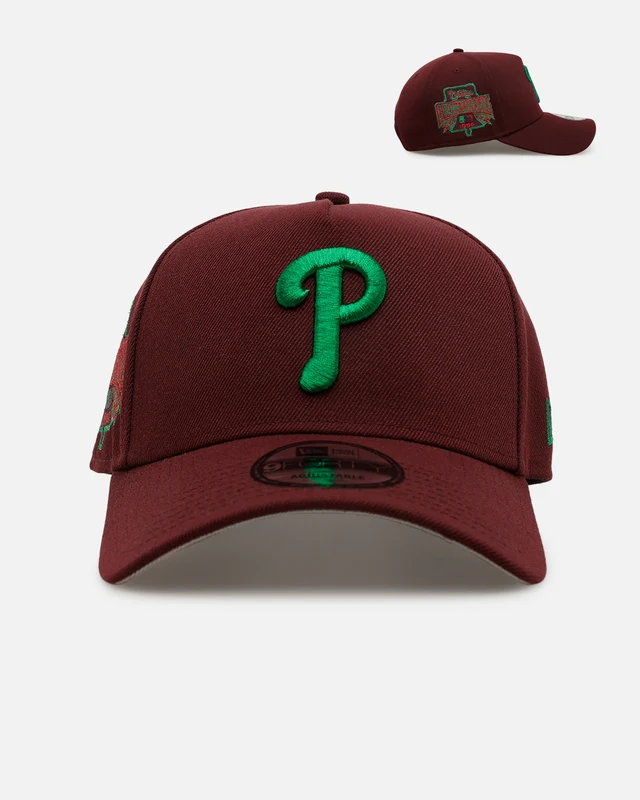 New Era Philadelphia Phillies 'Frosted Burgundy' 9FORTY A-Frame Snapback Burgundy ONE