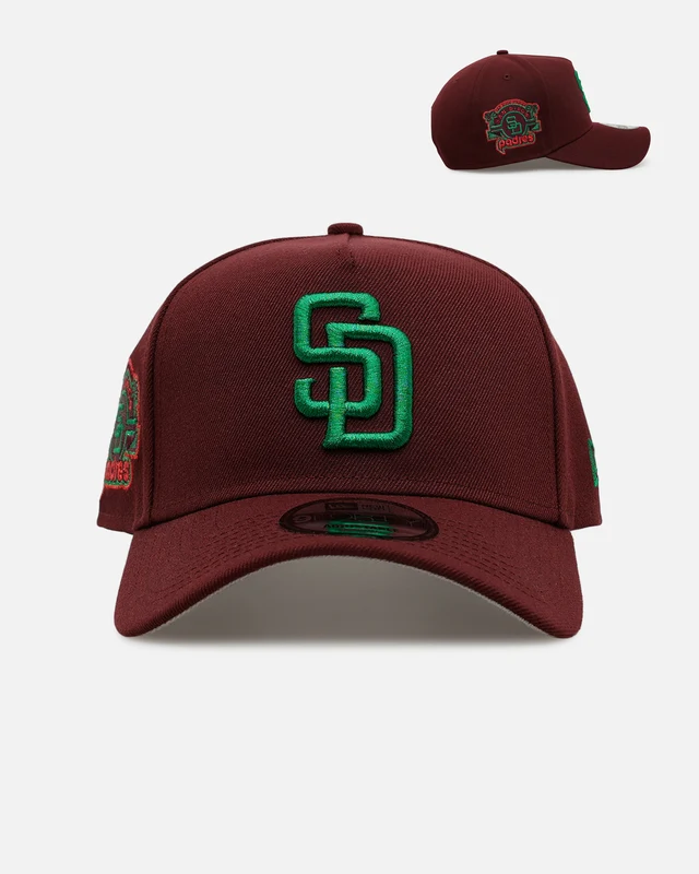 New Era San Diego Padres 'Frosted Burgundy' 9FORTY A-Frame Snapback Burgundy ONE