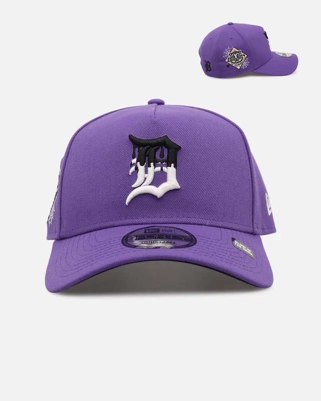 New Era Detroit Tigers 'Drip 4.0' 9FORTY A-Frame Snapback Purple ONE