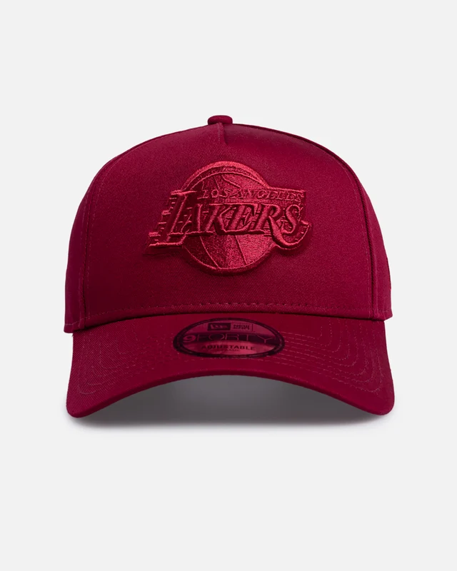New Era Los Angeles Lakers "Cardinal Tonal" 9FORTY A-Frame Snapback Cardinal ONE