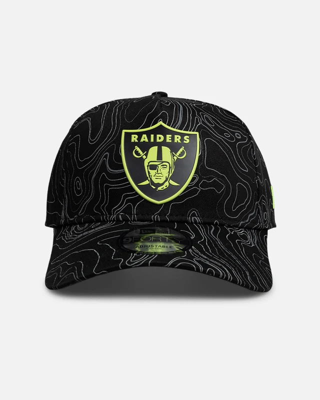 New Era Las Vegas Raiders 'Neon Ops' 9FORTY A-Frame Snapback Black ONE