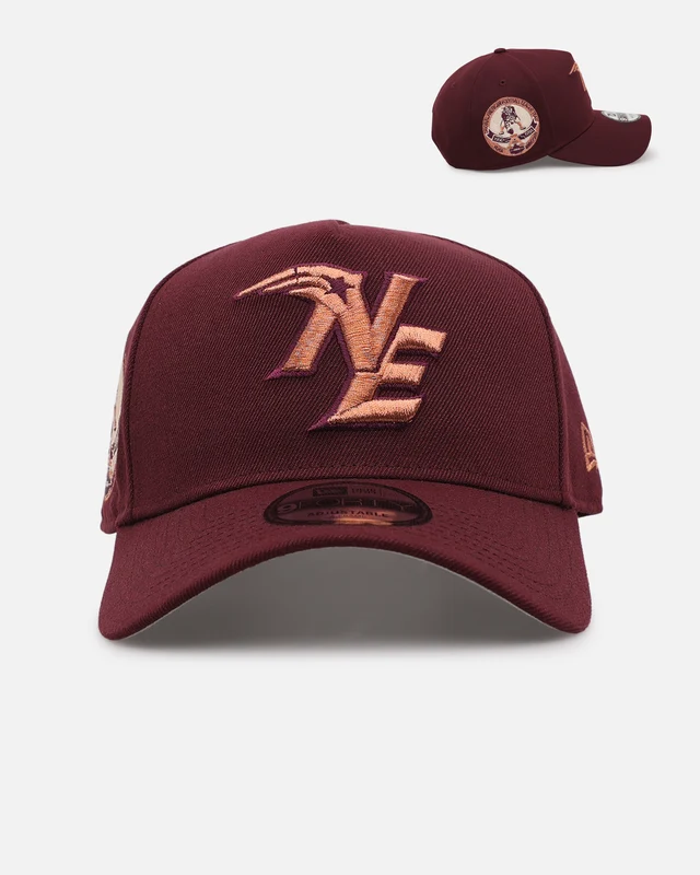 New Era New England Patriots 'Penny' 9FORTY A-Frame Snapback Maroon ONE