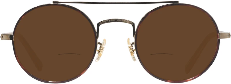 Oliver Peoples 1355T Bifocal Reading Sunglasses Gold/tortoise / + 1.25