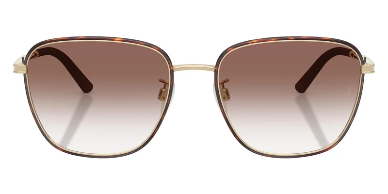 Oliver Peoples - OV1378S R-18 Brushed Gold/Dark Mahogany / Earth Gradient 524513 / 57-18-145