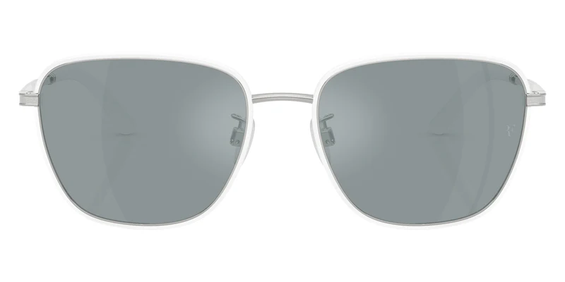 Oliver Peoples - OV1378S R-18 White/Silver / Gray Flash Mirrored Polarized 50366G / 57-18-145