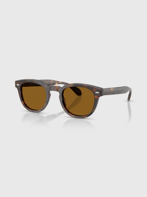 Oliver Peoples Sheldrake Sunglasses O/S / DTB/TRUE BROWN