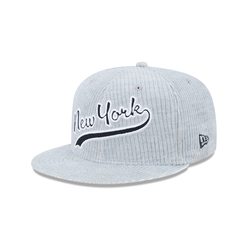 New Era Branded Cord Heather Gray 59FIFTY Fitted Hat 7