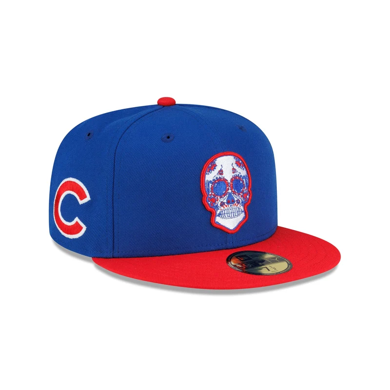 Chicago Cubs Sugar Skull 59FIFTY Fitted Hat 7 5/8