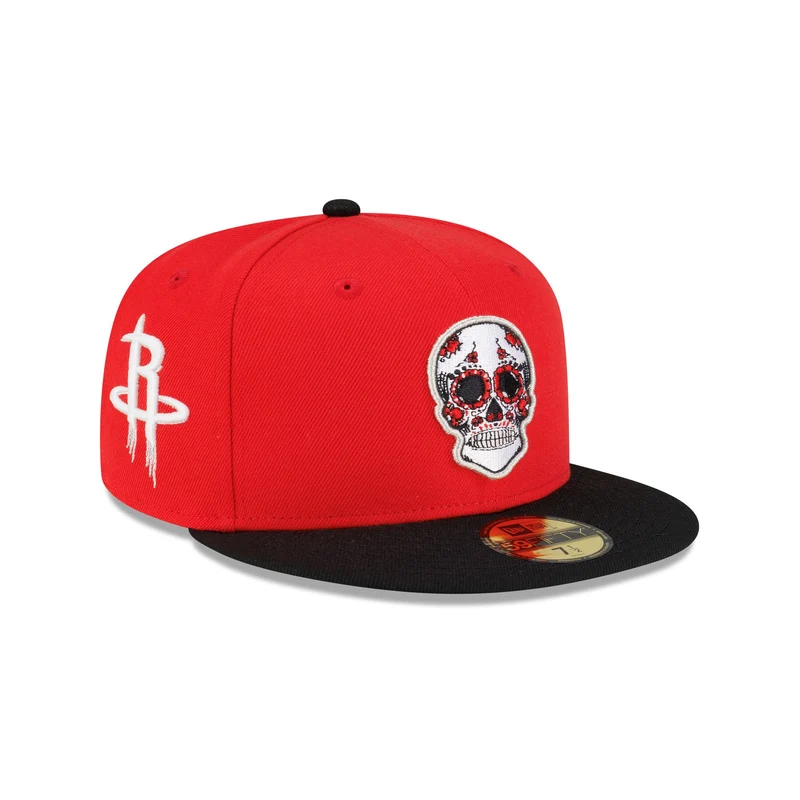 Houston Rockets Sugar Skull 59FIFTY Fitted Hat 7 3/4