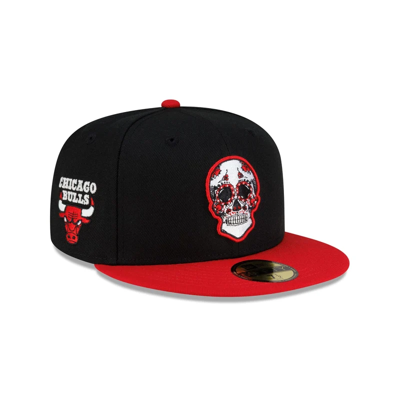 Chicago Bulls Sugar Skull 59FIFTY Fitted Hat 7 3/4
