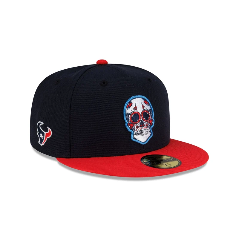 Houston Texans Sugar Skull 59FIFTY Fitted Hat 7 1/4