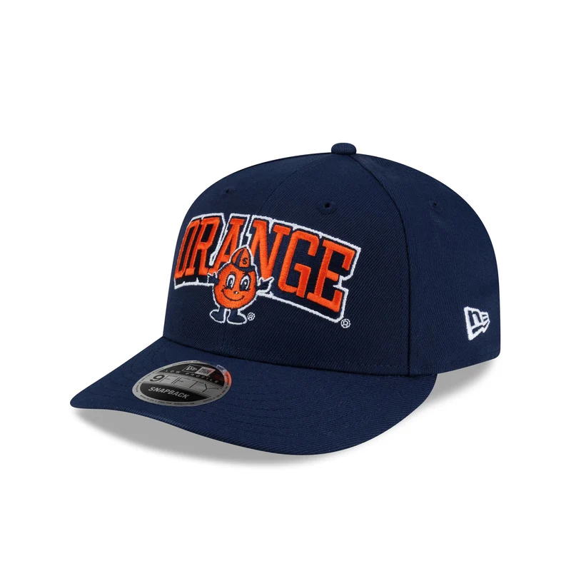 Syracuse Orange Wordmark Navy Low Profile 9FIFTY Snapback Hat One Size