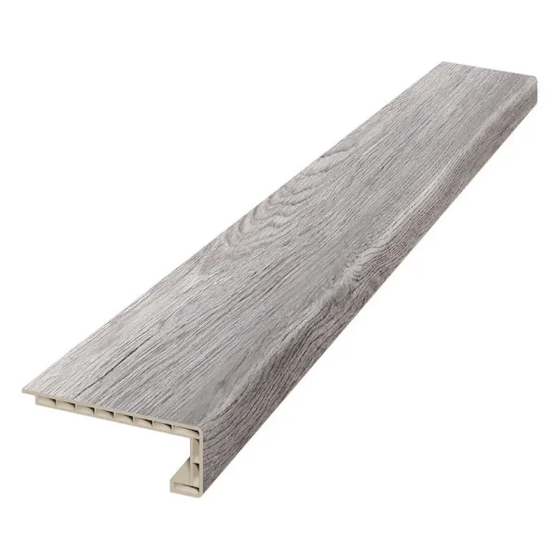 DURASTAIR Landing Vinyle 4.5 W x 48-in L Arctic Grey Oak Stair Nosing