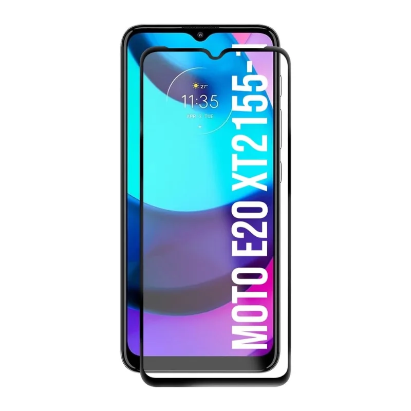 Película Vidro 3D - (Bordas Preta) Para Motorola E20 R&M Acessórios